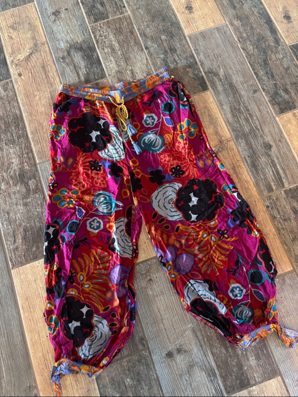 Anthropologie Jonie (Size S) Multicolor Floral Harem Pants
